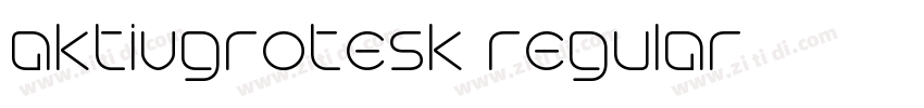 aktivgrotesk regular字体转换